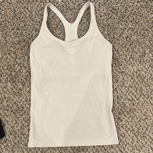 Lululemon ebb to street tank WHITE OPAL